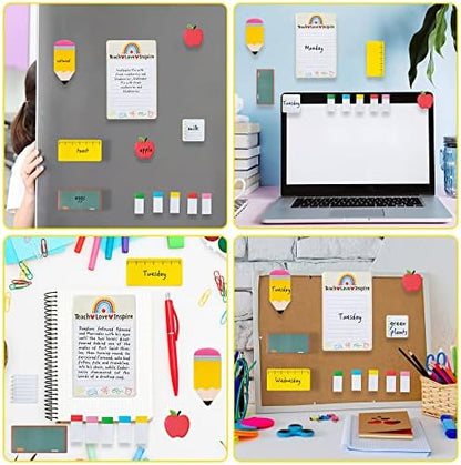 Xqumoi Teaching is A Work of Heart Sticky Notes Set Back to School