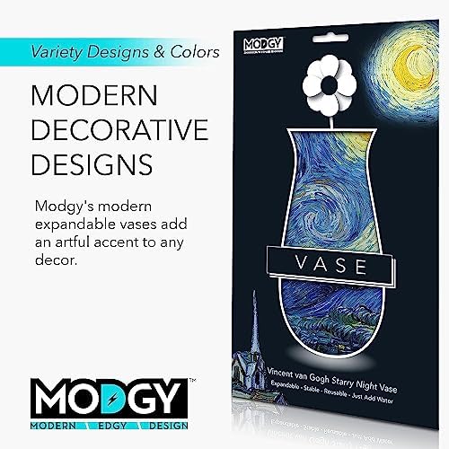 MODGY Collapsible and Expandable Plastic Flower Vase, Unbreakable