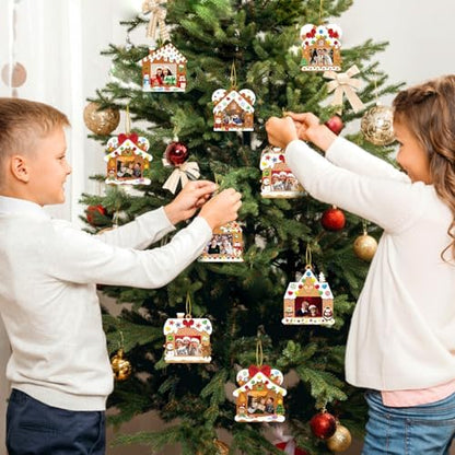 Christmas Craft for Kids, DIY Gingerbread House Picture Frame Kits