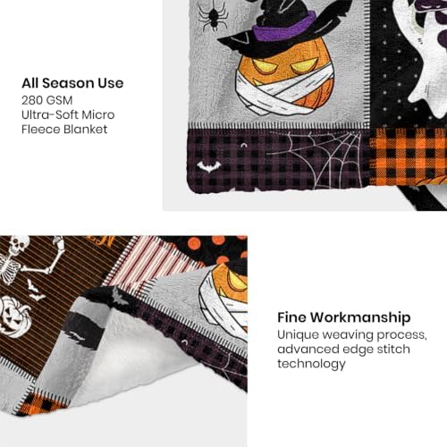 Halloween Throw Blanket, Fall Decorations for Home, 40x60inches
