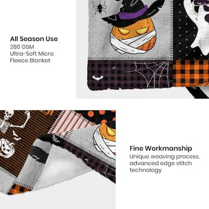 Halloween Throw Blanket, Fall Decorations for Home, 40x60inches