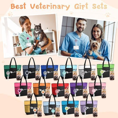 Vet Tech Week Gift Tote Bag, Cup, Badge Reel