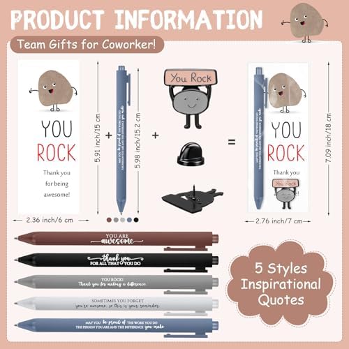 Sayglossy 24 Sets You Rock Employee Staff Appreciation Positive Gifts