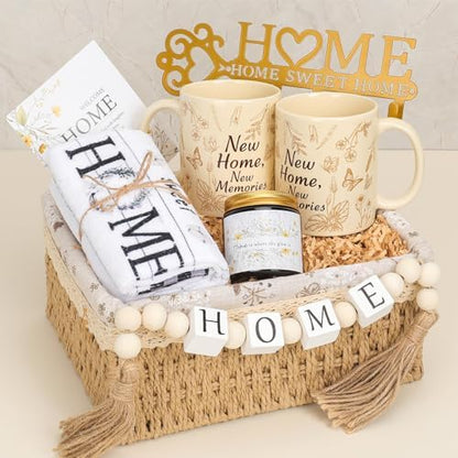Housewarming Gifts New Home, New Home Gift Basket for Homeowners, Cozy