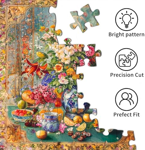 Jigsaw Puzzles for Adults 1024 Pieces, Interlock Perfectly Letter on