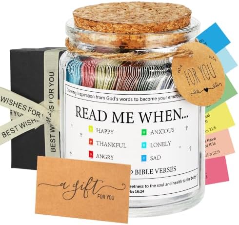 Bible Verse Jar,Read Me When Bible Verses Jar,Christian Gifts for