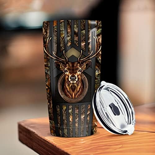 winorax Deer Hunting Tumbler 20oz Hunter Gifts For Men Hunters Double