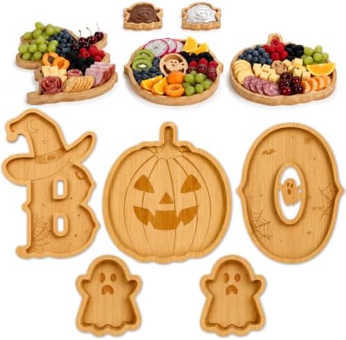 5 Pcs Halloween Charcuterie Board Halloween Party Serving Trays Gift