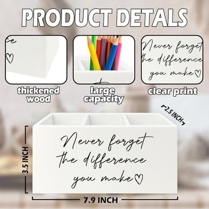 Difference Maker Gift Pen Pencil Holder Organizer for Desk, Thank You