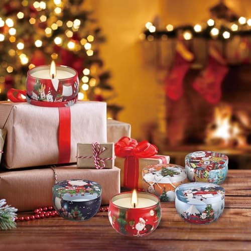 16Pack Christmas Scented Candles Gift- Aromatherapy Candle-Soy