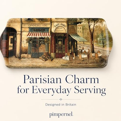 Pimpernel Parisian Scenes Melamine Rectangular Tray – (15.25" x 6.5")