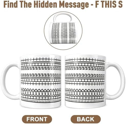 Fuck This Shit Coffee Mug,Secret Hidden Message Fuck This Shit Coffee