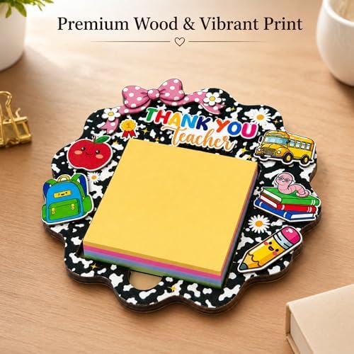 Teacher Sticky Note Holder, Teacher Appreciation Gifts, Thank You