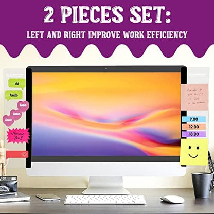 Office Desk Accessories 2pcs Computer Monitor Memo Board Office