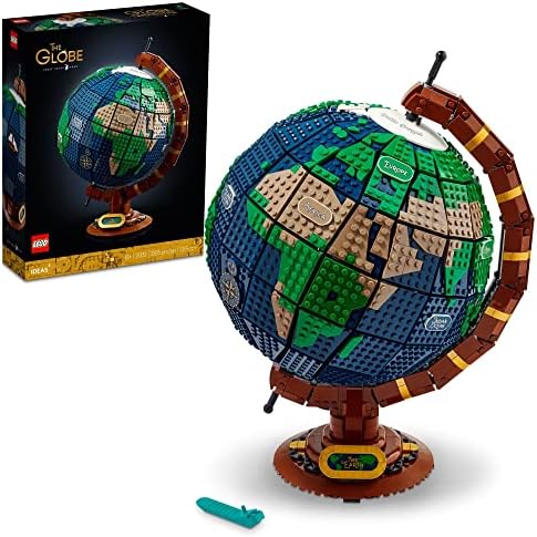 LEGO Ideas The Globe Building Set, Build and Display Model for Adults