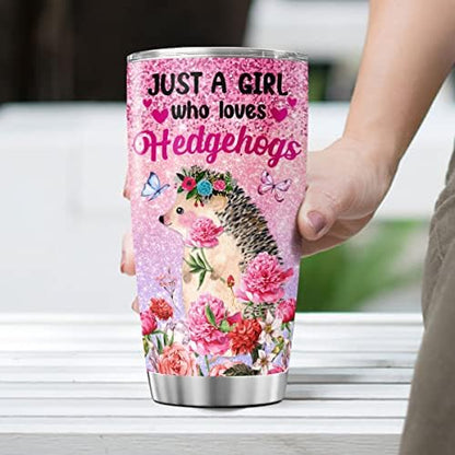 CUBICER Hedgehog Stainless Steel Tumblers Coffee Tumbler Gifts For