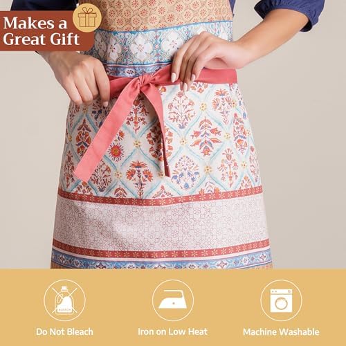 Maison d' Hermine Aprons for women with Pocket 100% Cotton