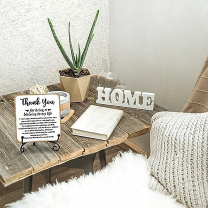ONDTOM Thank You Gifts for Women Men Friends Mom, Thank You for Being