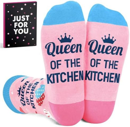 Cooking Gifts for Women, Men - Funny Baking, Chef, Grilling Socks