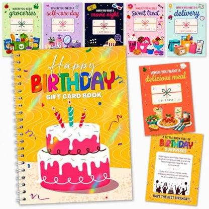 Birthday Gift Card Book, Birthday Gifts for Women Men Best Friend