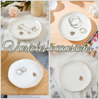 InnoBeta Ladybug Gifts for Girl, Women, Ladybug Ceramic Jewelry Tray
