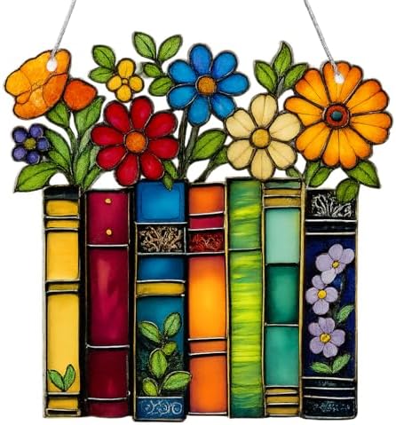 Book Lovers Gifts Book Ornament, Teacher Gifts for Women, Librarian