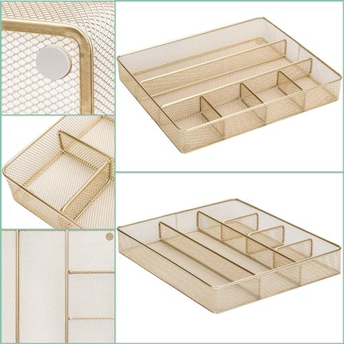 Annova Desk Top Organizer Tray for Office Organization - Metal Mesh