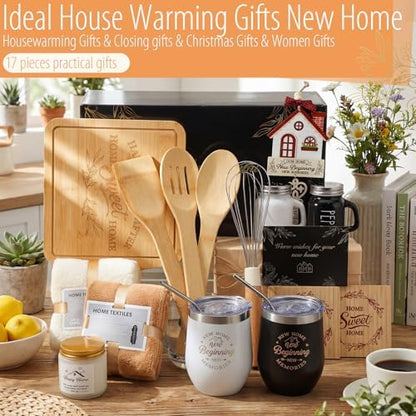 Housewarming Gifts New House -19 Pcs Closing Gifts for Couple Friend