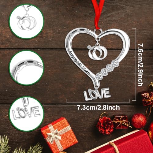 Engagement Ornament 2026 Engaged Christmas Ornament 2026 First