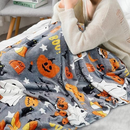 Throw Blanket Super Soft Cozy and Plush for Couch and Chair Halloween