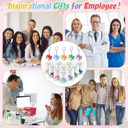 Geelin 20 Set Team Appreciation Gift, Motivational Keychain