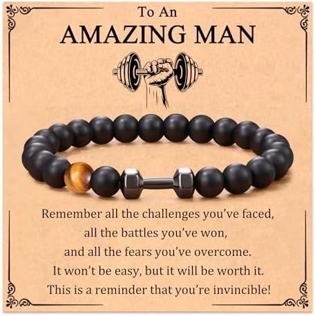 ME VS ME Inspirational Workout Gym Gifts for Men with Message Card