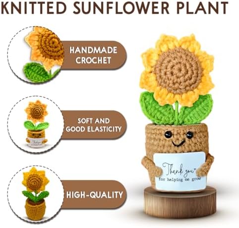 Mini Sunflower Teacher Appreciation Gifts, Thank You Gift for Teacher