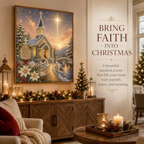 BPDYXO DIY Pearl Diamond Painting Art Kit, 11.8 x 15.7 in Christmas