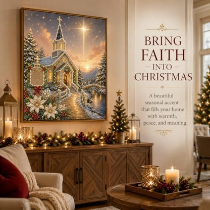 BPDYXO DIY Pearl Diamond Painting Art Kit, 11.8 x 15.7 in Christmas