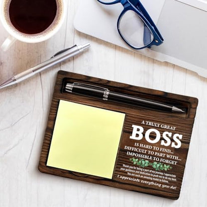 Boss Gifts for Men, Thank You Appreciation Gifts for Boss Sticky Note