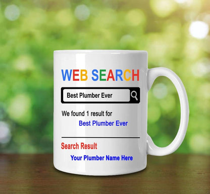 SpreadPassion Personalized Mug, Best Plumber Ever, Gift for Plumber