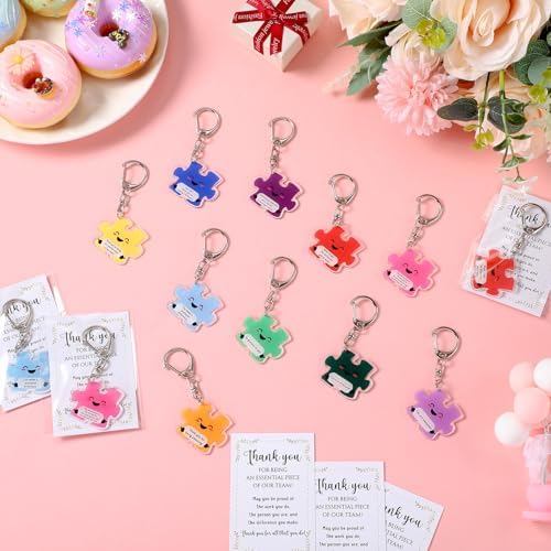 Geelin 20 Set Team Appreciation Gift, Motivational Keychain