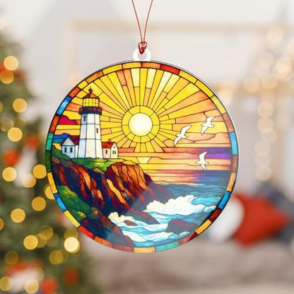 Lighthouse Ornaments for Christmas Tree, Christmas Ornaments 2026