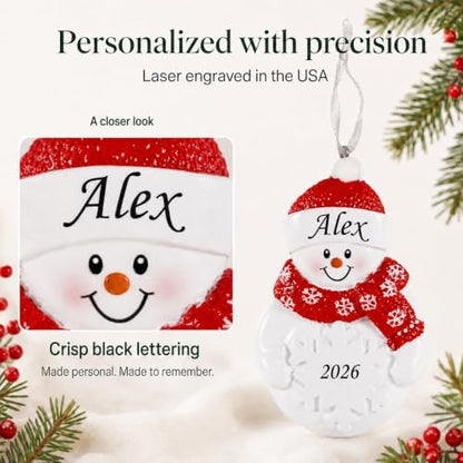 Lydia Gifts Personalized Wedding Couple with Cake Christmas Ornament