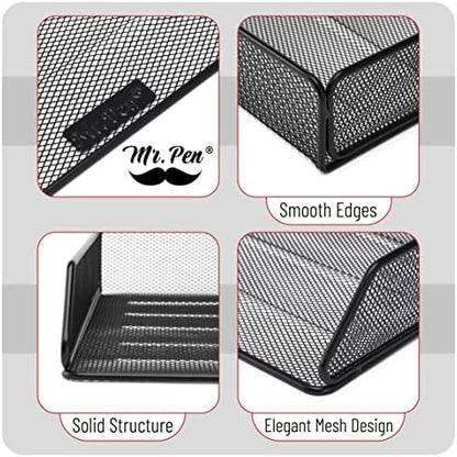 Mr. Pen- Mesh Desk Organizer, Single Tray Desktop Organizer