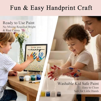 FONDCANYON Mammy Mother's Day Handprint Kit, Mom Mother's Day Birthday