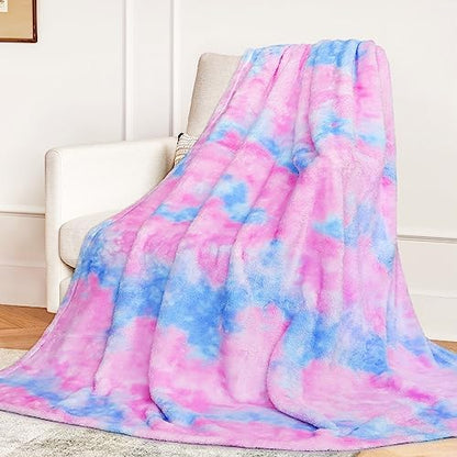 MUGD Blankets Fuzzy Soft Fleece Throw Blanket Cozy Soft Warm Throw