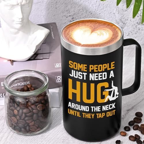 Lifecapido Jiu Jitsu Gifts for Men, Some People Just Need A Hug Around