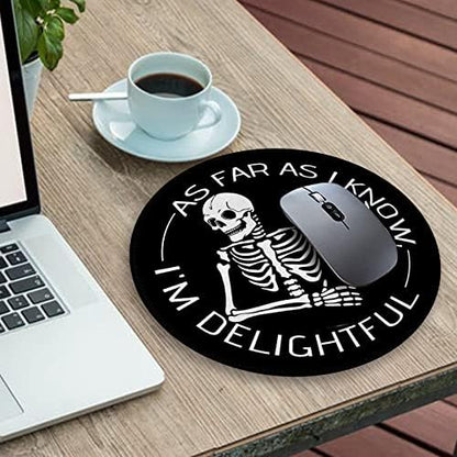 Gctriki Skull Mouse Pad, Funny Small Mouse Pads for Desk Laptop Gaming