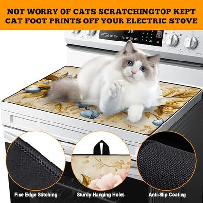 Multi-Design Stove Top Cover for Glass/Electric Stoves - 3-in-1