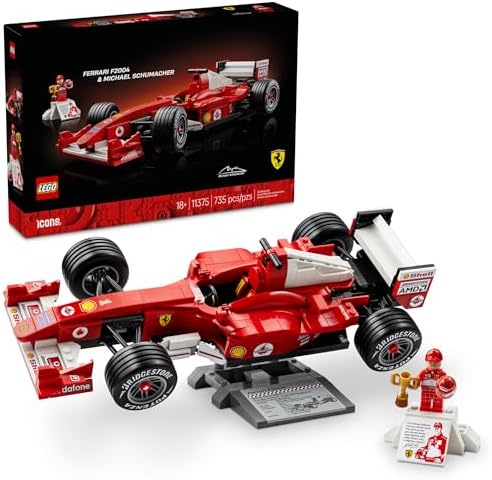 LEGO Icons Ferrari F2004 & Michael Schumacher 11375