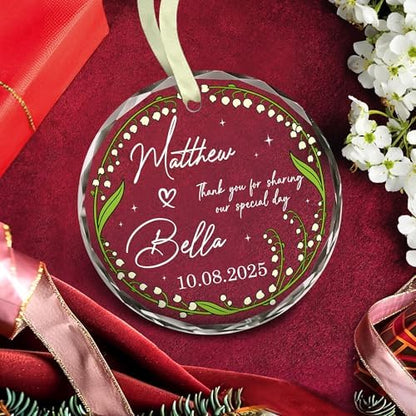 BSQUIELE Personalized Wedding Favor Ornaments for Guests - Promotional