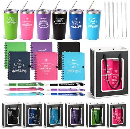 6 Set/36 Pcs Teacher Employee Appreciation Gifts Bulk - 20 Oz