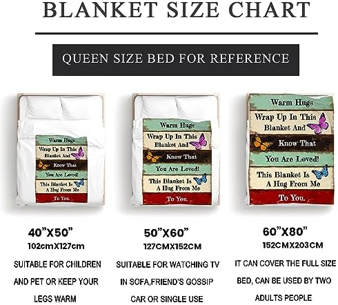 Get Well Gifts for Women Blanket After Surgery Warm Hugs Inspirational
